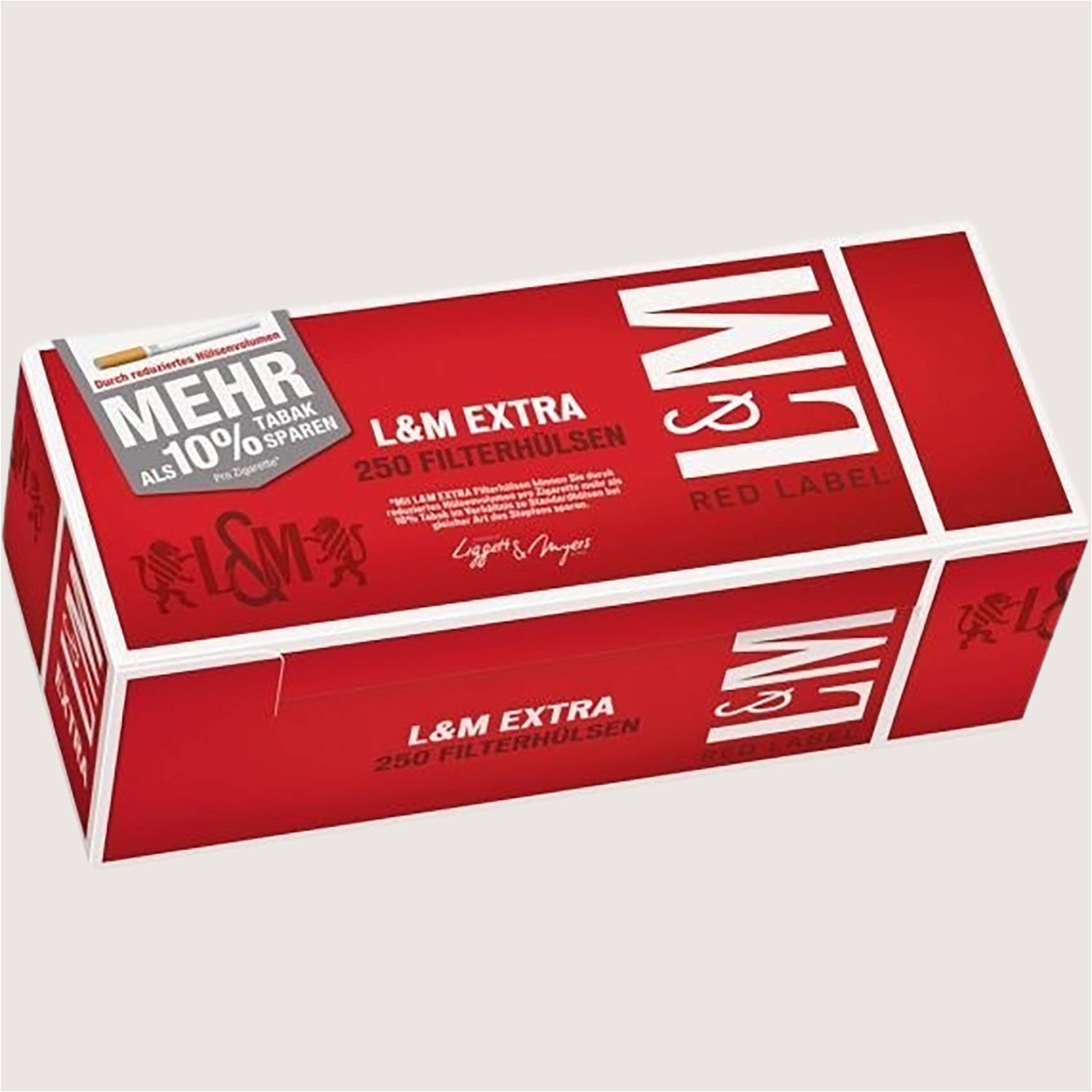 L&M Extra Red Label 250 Hülsen