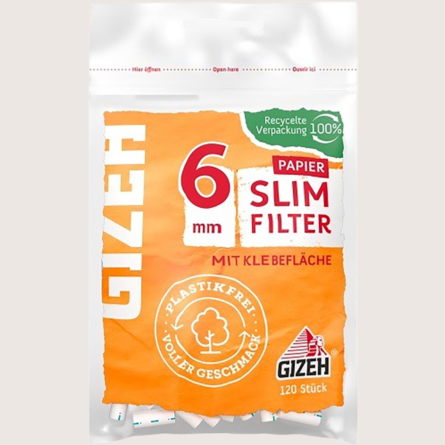 Gizeh Papier Slim 120 Filter