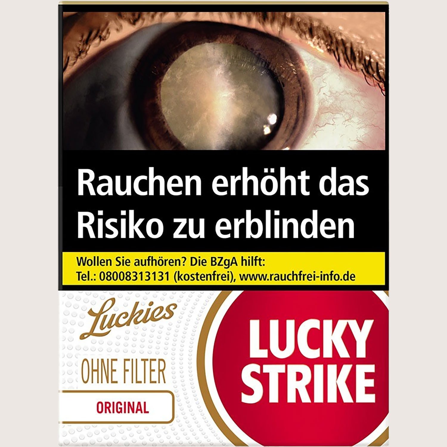Lucky Strike Original Red ohne Filter 8,40 €