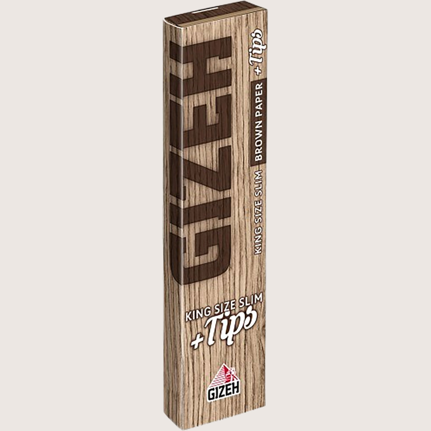 Gizeh Brown King Size Slim + Tips 34 Blättchen