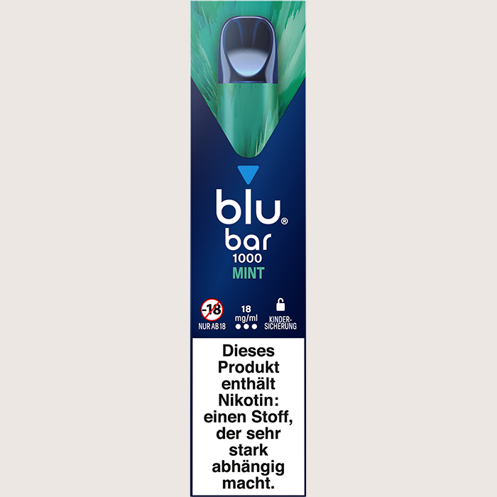 Blu Bar 1000 Mint 18 mg Blu Bar 1000 Mint 18 mg