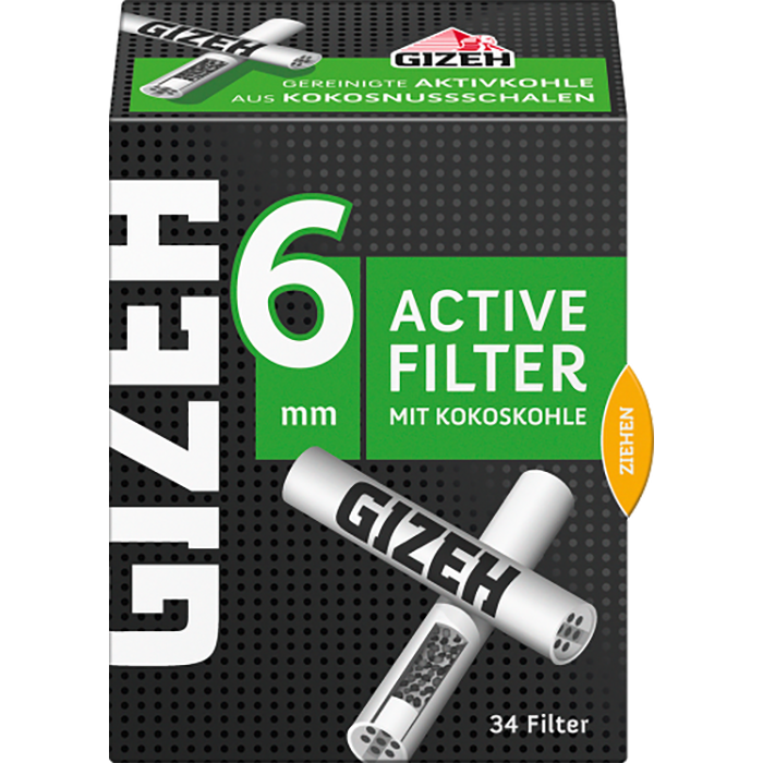 Gizeh Black Active Filter 6 mm 34 Filter Gizeh Black Active Filter 6 mm 34 Filter
