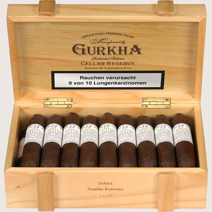 Gurkha Cellar Reserve 15 Years - Solara Double Robusto