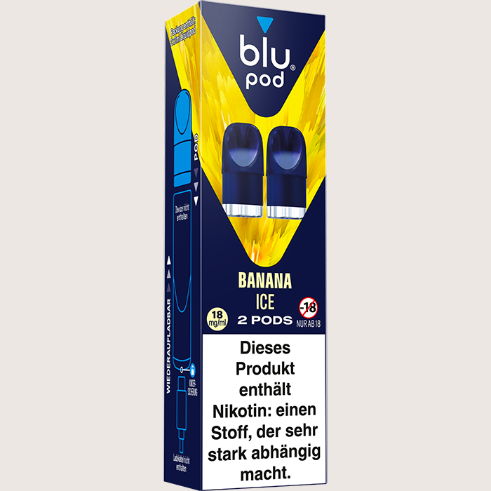 Blu Bar Pods Banana Ice 18 mg Blu Bar Pods Banana Ice 18 mg