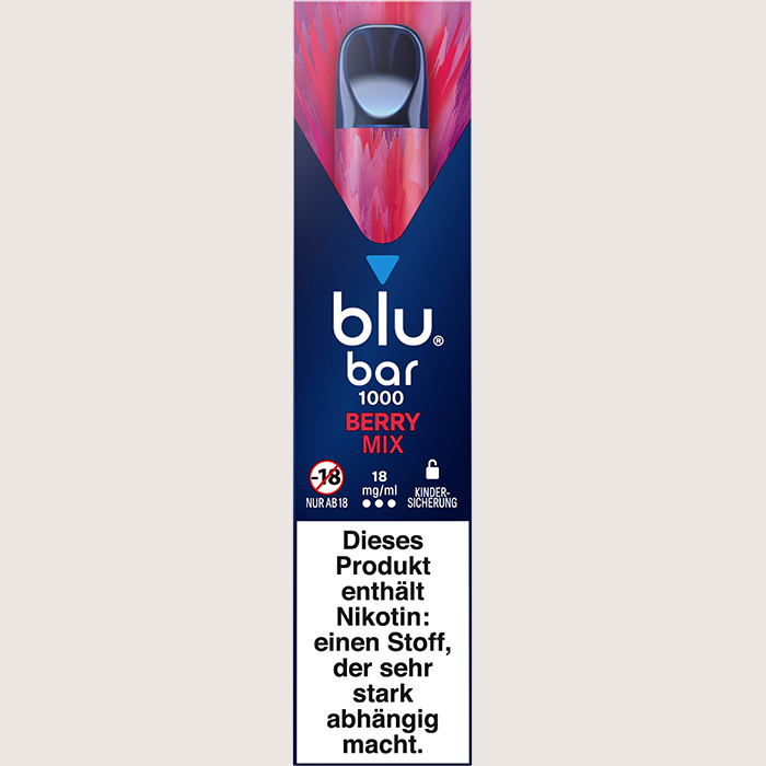 Blu Bar 1000 Berry Mix 18 mg