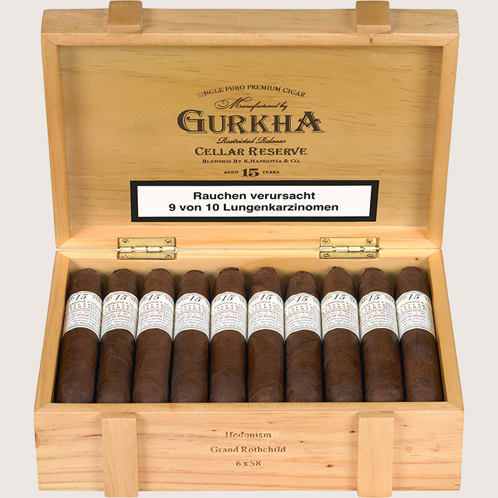 Gurkha Cellar Reserve 15 Years - Hedonism Grand Rothchild Gurkha Cellar Reserve 15 Years - Hedonism Grand Rothchild