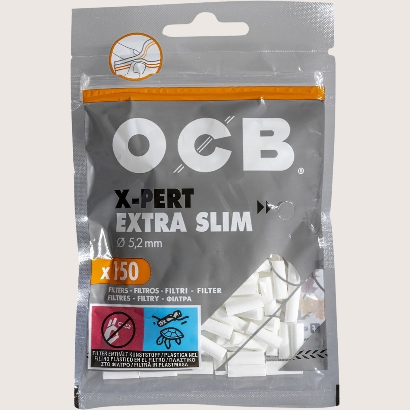OCB X-Pert Extra Slim 5,3 mm 150 Filter
