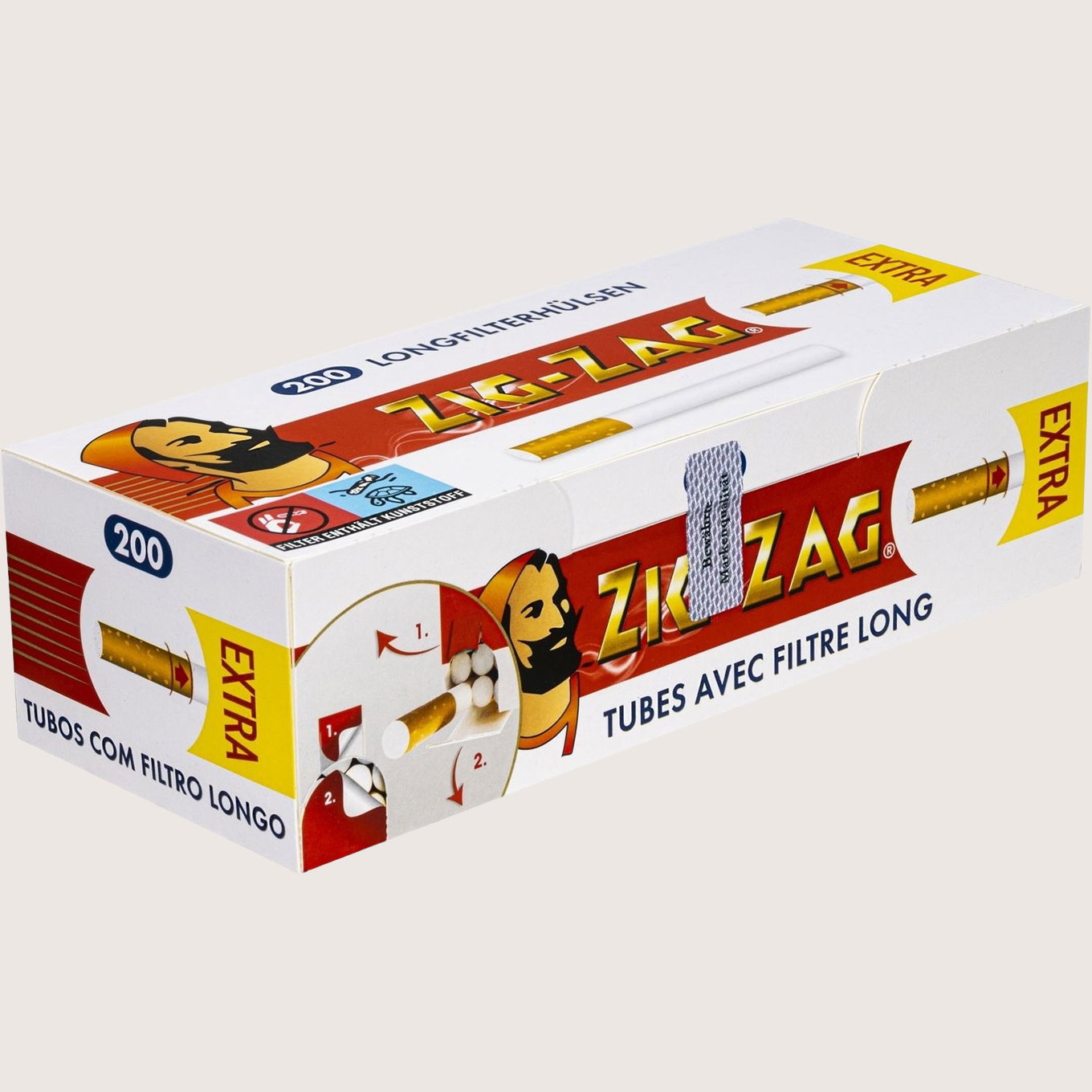 ZIG-ZAG Extra 200 Hülsen