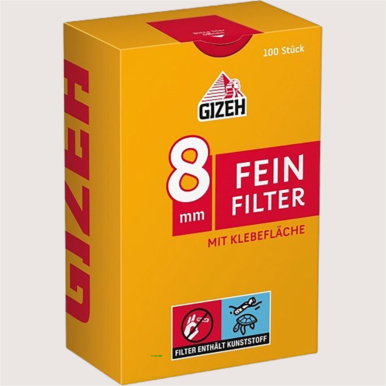 Gizeh Feinfilter 8 mm 100 Filter