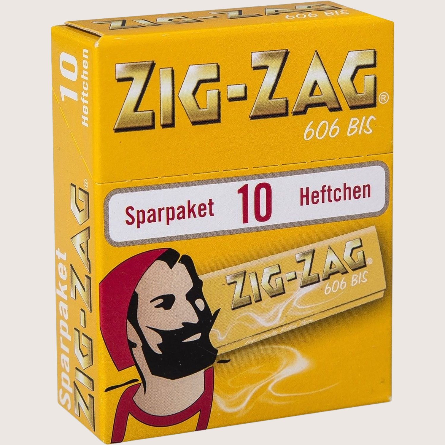 ZIG-ZAG Gelb Sparpaket 50 Blättchen