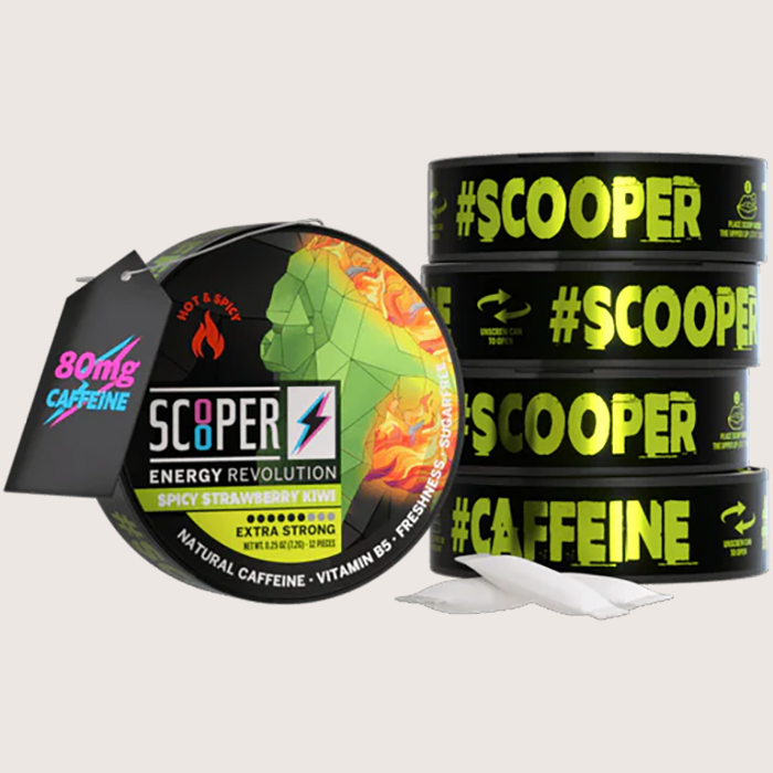 Scooper Energy Spicy Strawberry Kiwi 80 mg