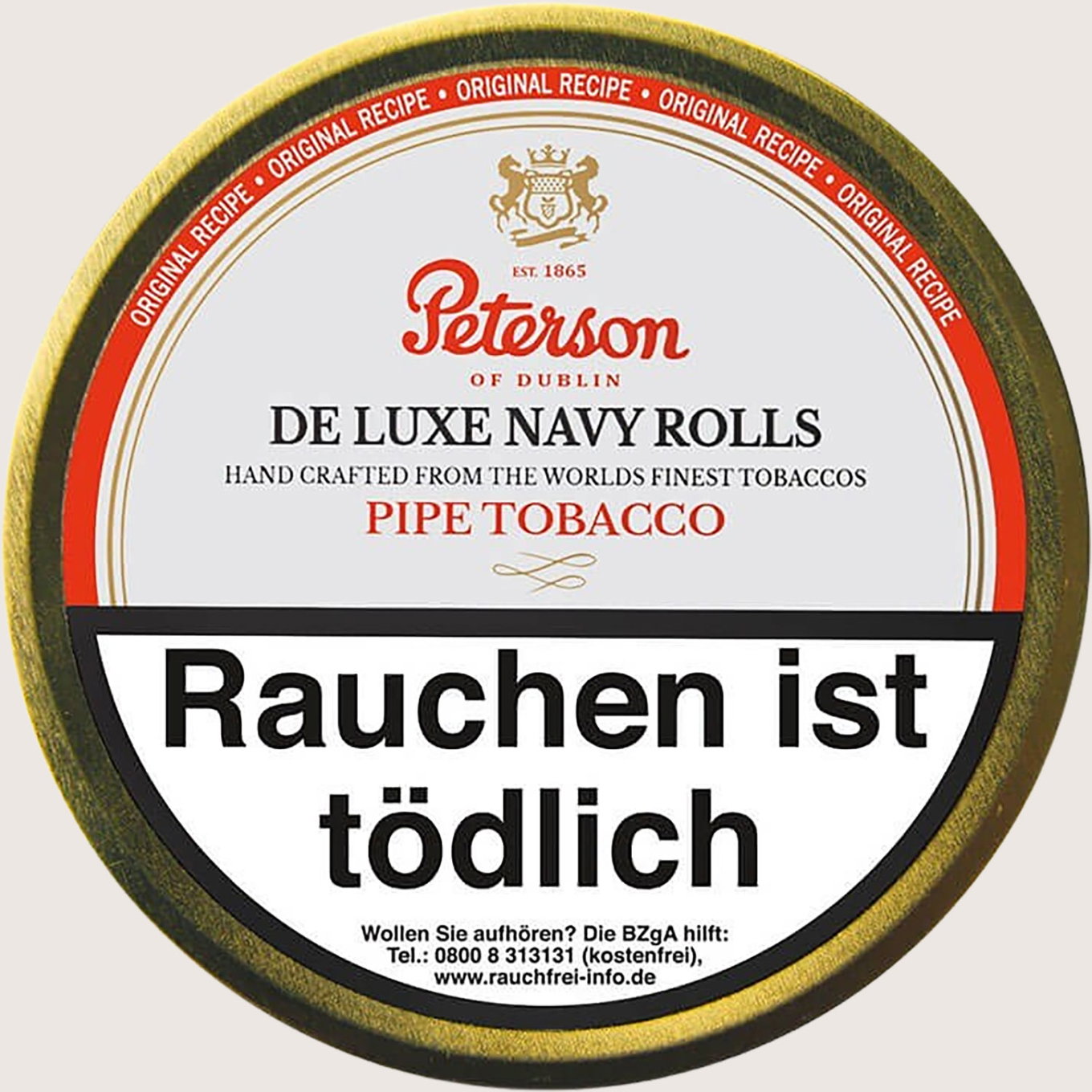 Peterson of Dublin De Luxe Navy Rolls 50 g