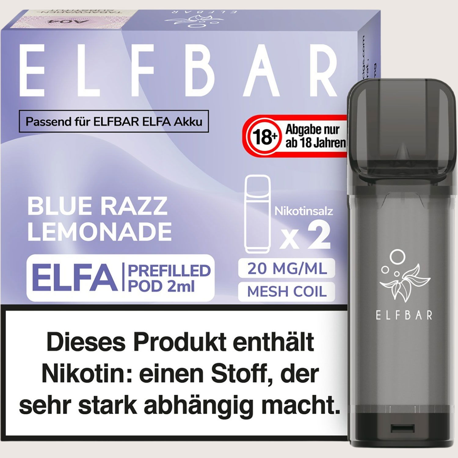 Elfa Pod Blue Razz Lemonade 