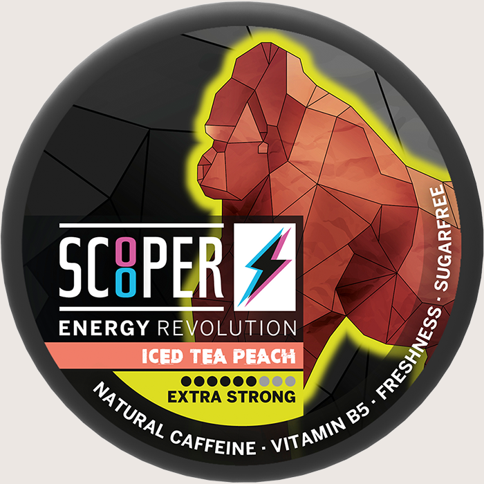 Scooper Energy Iced Tea Peach 80 mg