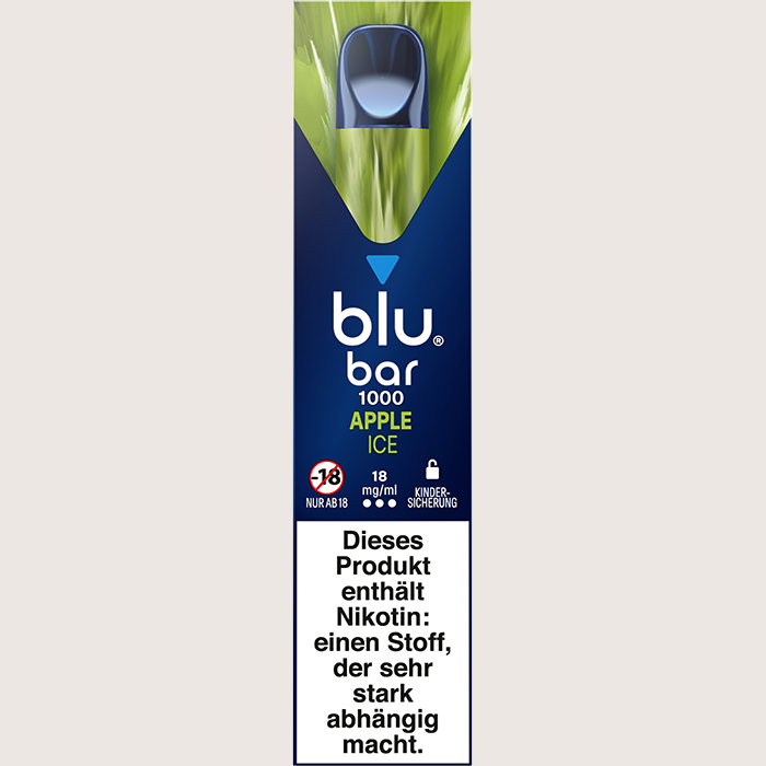 Blu Bar 1000 Apple Ice 18 mg