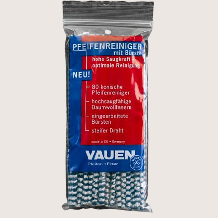 Vauen Pfeifenreiniger mit Bürste Blau/Weiß