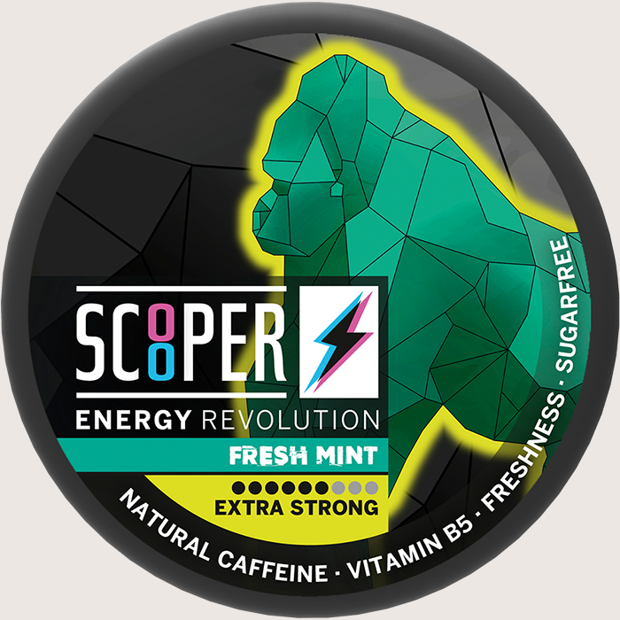Scooper Energy Fresh Mint 80 mg