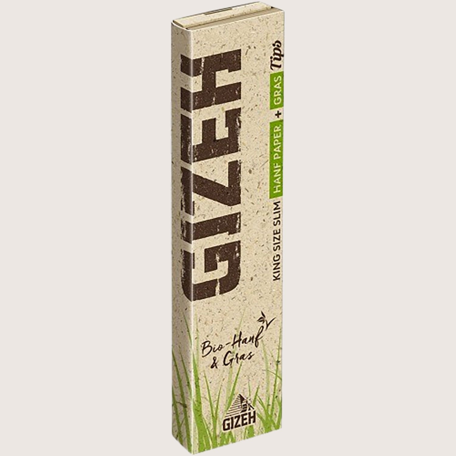 Gizeh Hanf & Gras King Size Slim + Tips 34 Blättchen