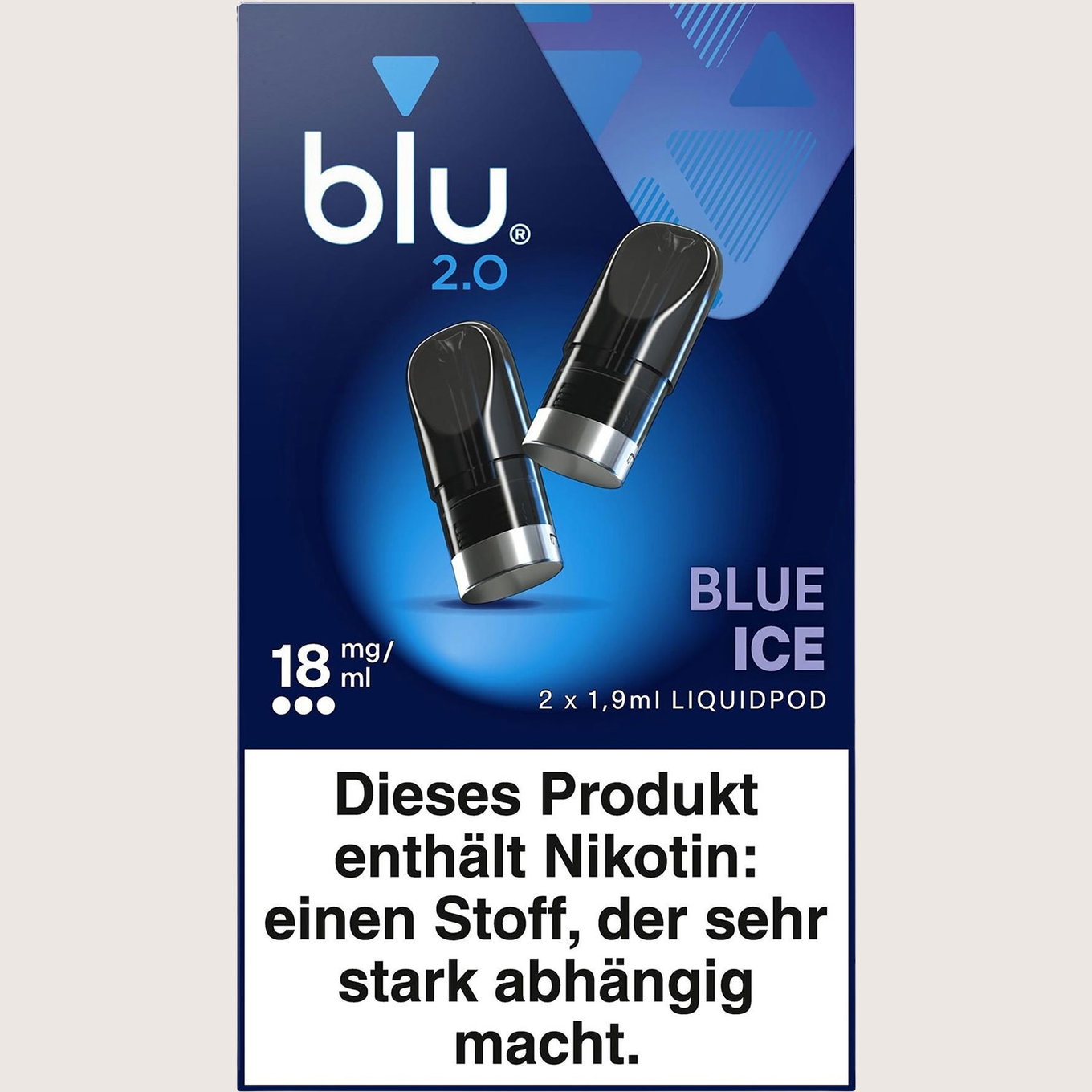 Blu 2.0 Liquidpod Blue Ice 18 mg Blu 2.0 Liquidpod Blue Ice 18 mg