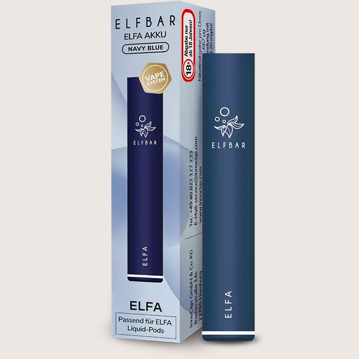 Elf Bar Elfa Akku 500 Blau