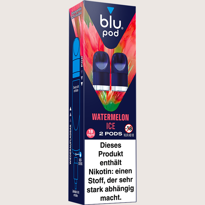 Blu Bar Pods Watermelon Ice 18 mg Blu Bar Pods Watermelon Ice 18 mg