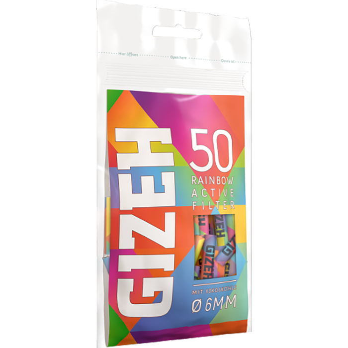 Gizeh Rainbow Active Filter 6 mm 50 Filter