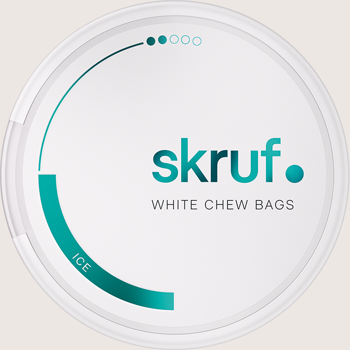 Skruf Ice White Chew Bags #2 Medium