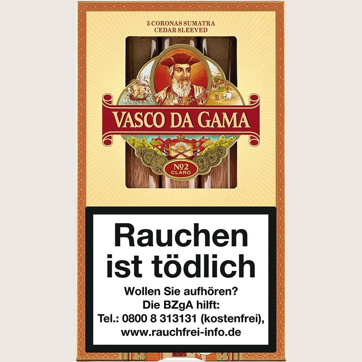 Vasco da Gama No. 2 Claro Sumatra
