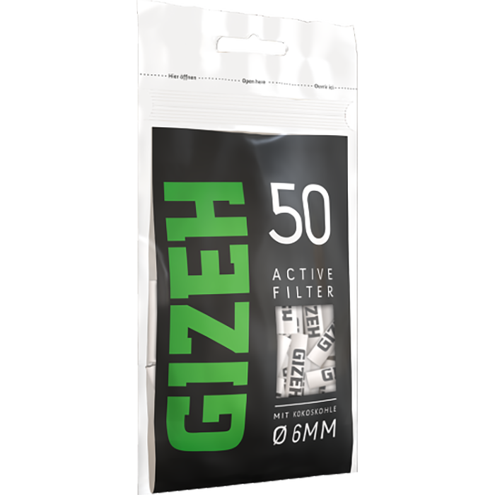 Gizeh Black Active Filter 6 mm 50 Filter