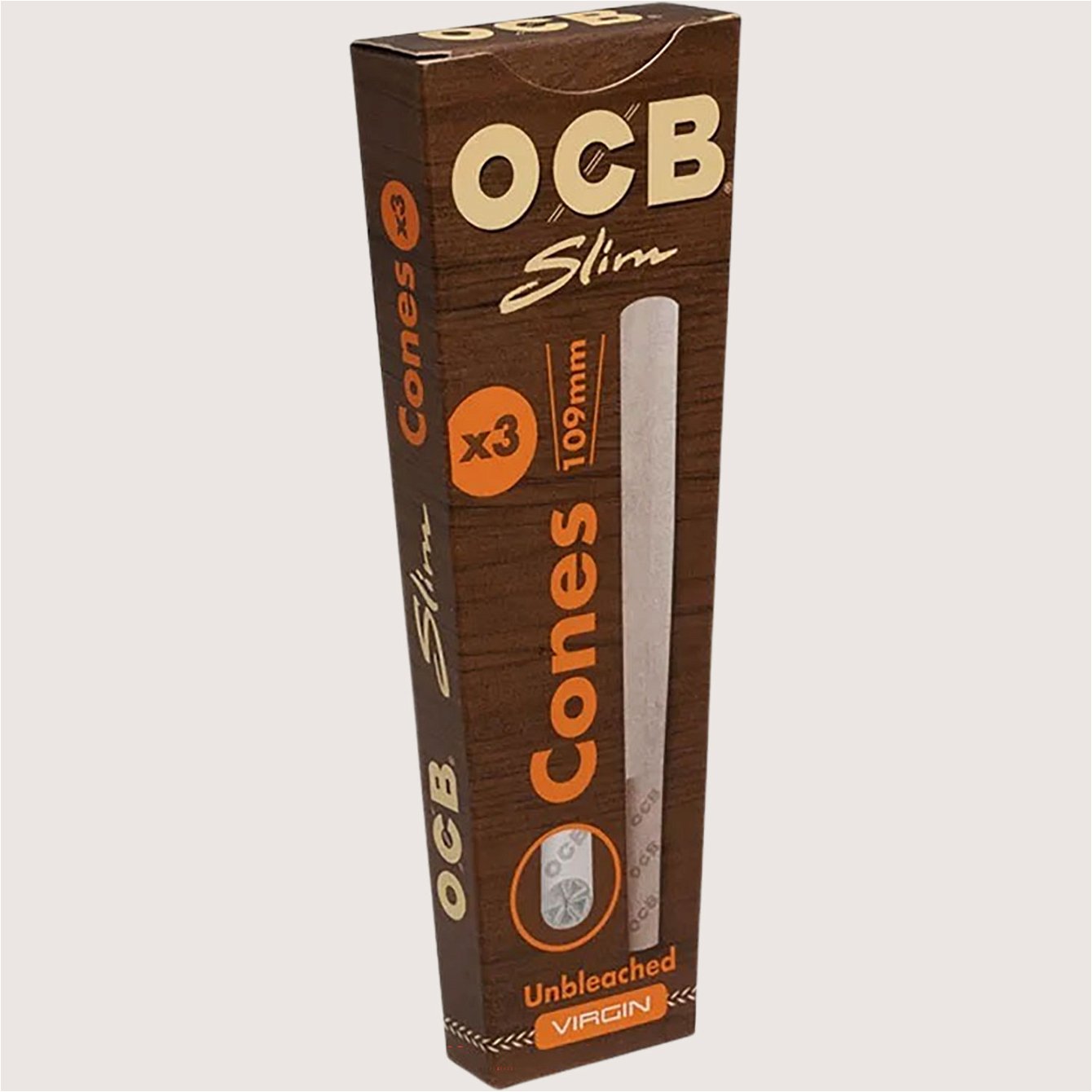 OCB Unbleached 3 Cones