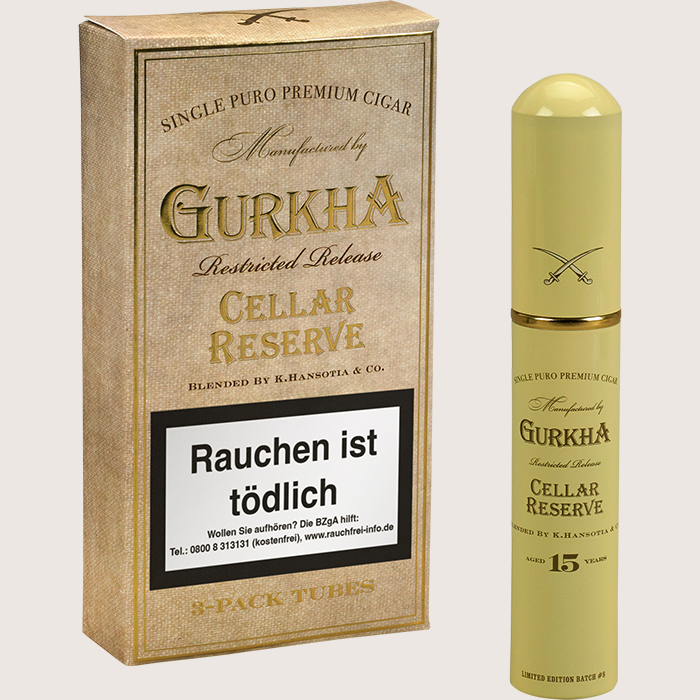 Gurkha Cellar Reserve 15 Years - Tubos 3