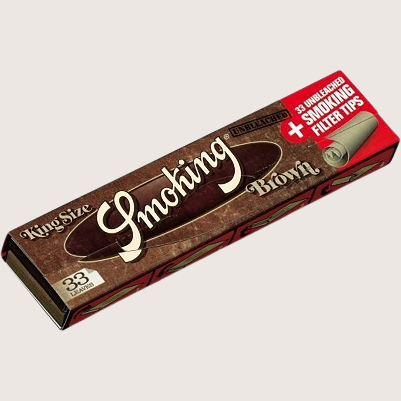 Smoking Brown King Size + Tips 33 Blättchen
