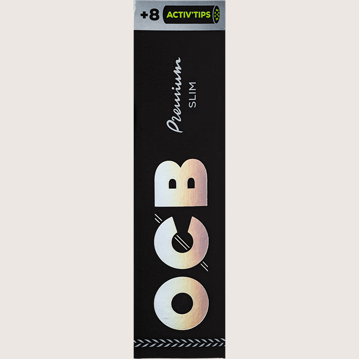 OCB Schwarz Premium Slim + ActivTips 32 Blättchen OCB Schwarz Premium Slim + ActivTips 32 Blättchen