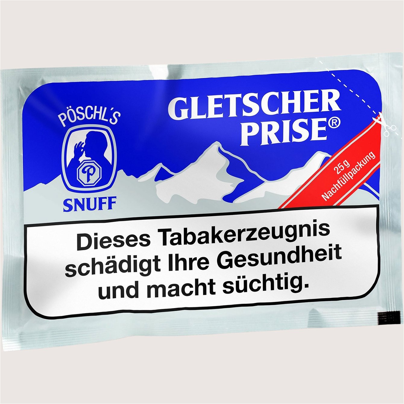 Pöschl Gletscherprise Snuff Nachfülltüte