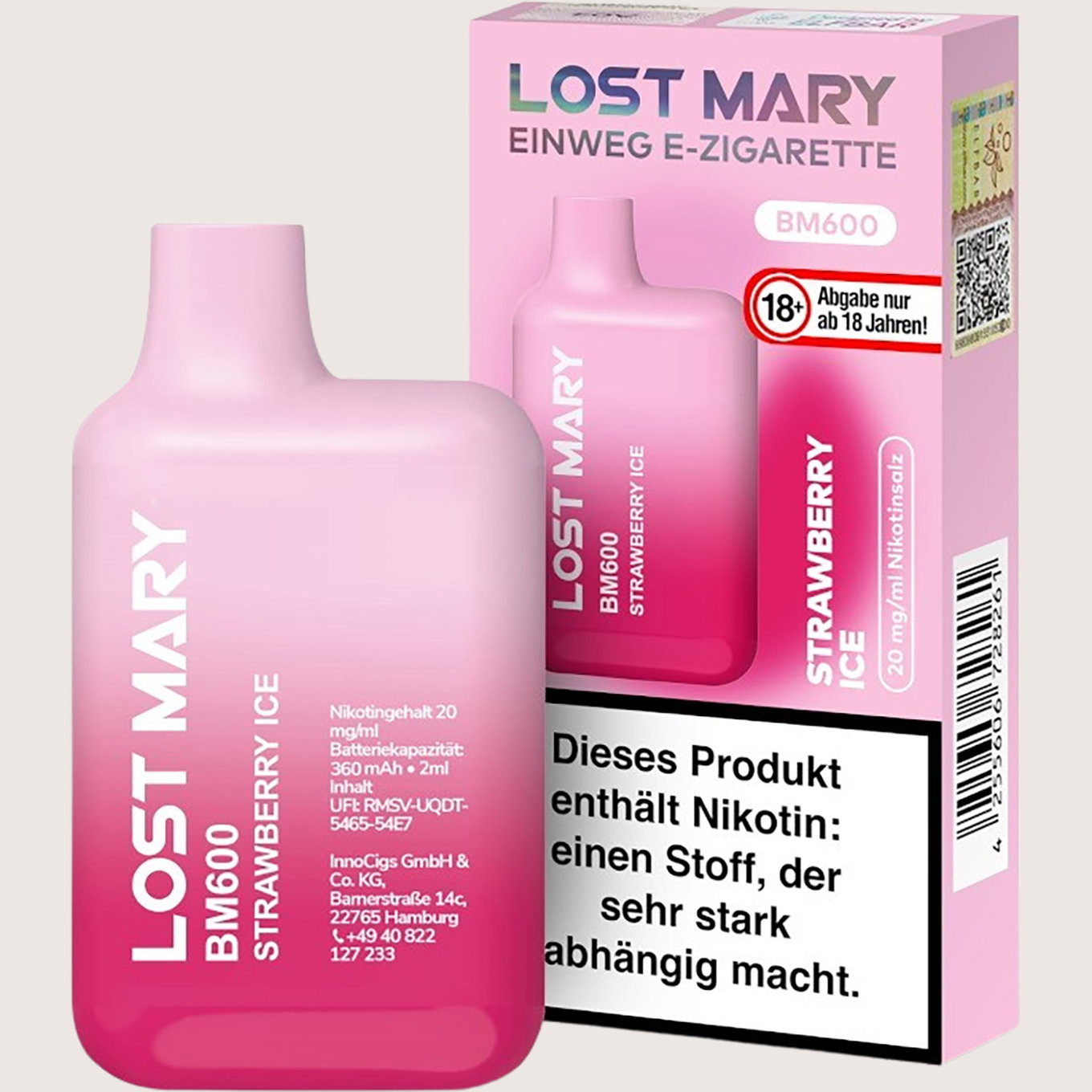 Elf Bar Lost Mary Strawberry Ice