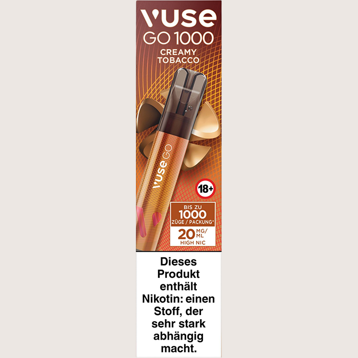 Vuse Go 1000 Creamy Tobacco 20 mg