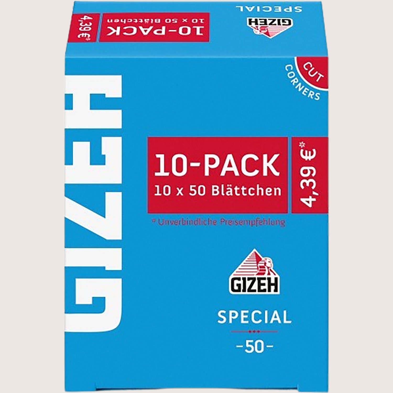 Gizeh Special 10er Pack 500 Blättchen