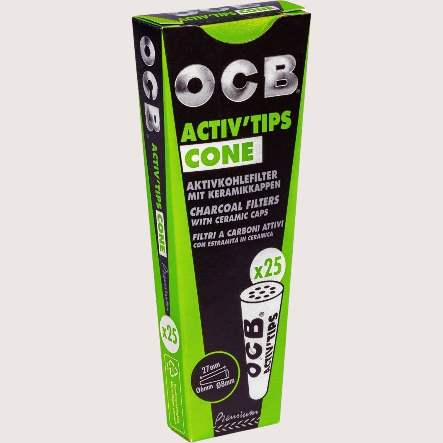 OCB ActivTips 25 Cones