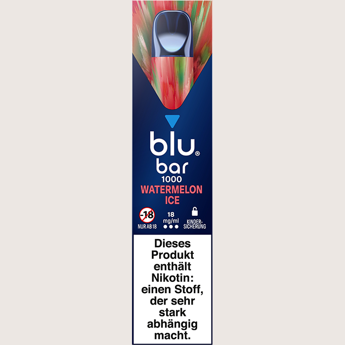 Blu Bar 1000 Watermelon Ice 18 mg