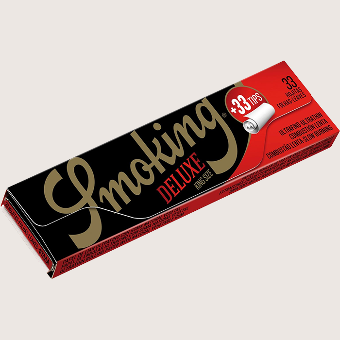 Smoking Deluxe King Size + Tips 33 Blättchen Smoking Deluxe King Size + Tips 33 Blättchen
