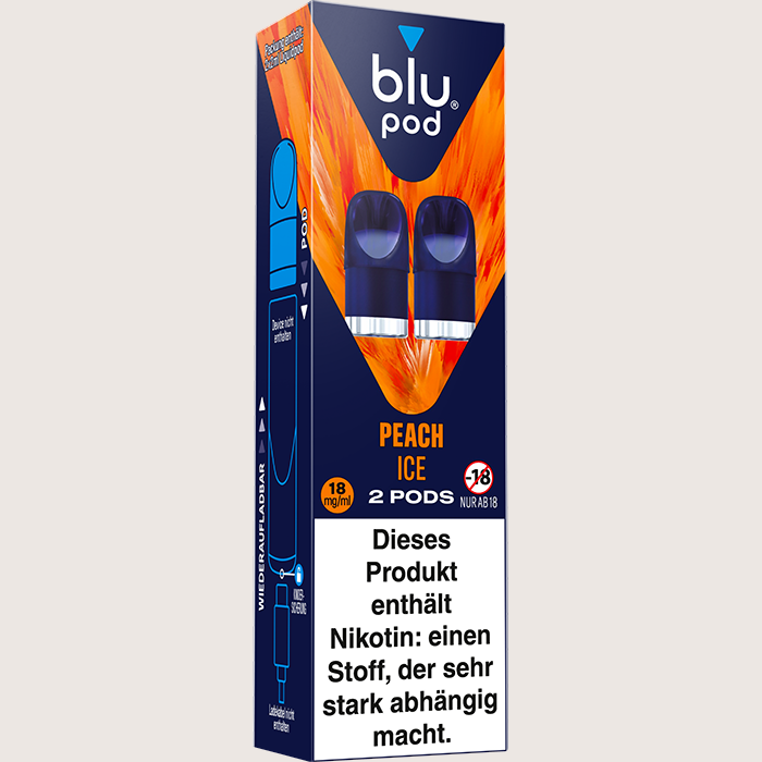 Blu Bar Pods Peach Ice 18 mg