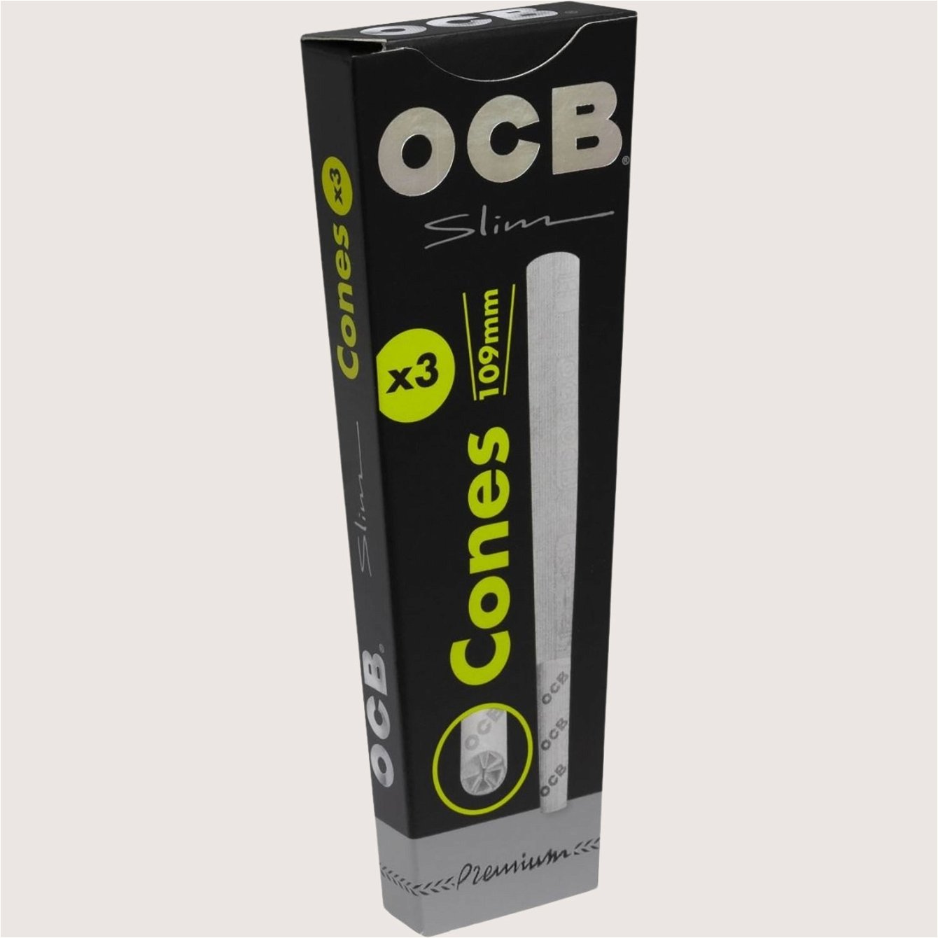 OCB Schwarz Premium 3 Cones
