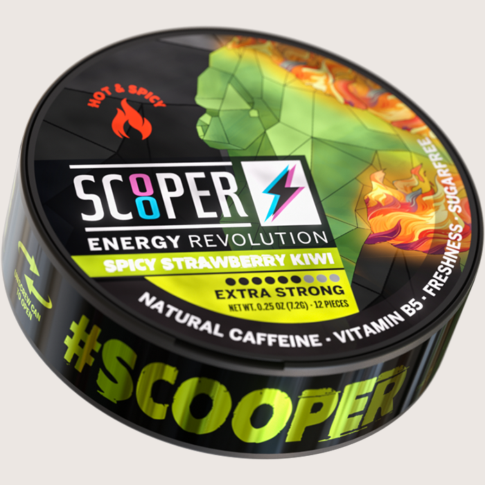 Scooper Energy Spicy Strawberry Kiwi 80 mg