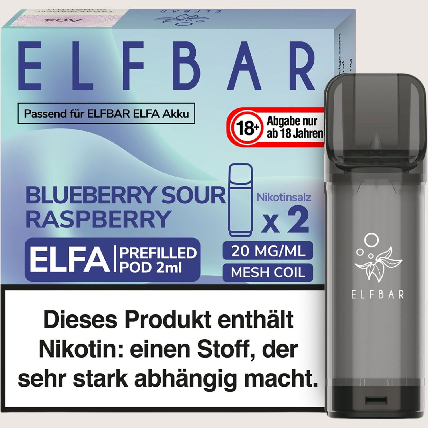 Elfa Pod Blueberry Sour Raspberry