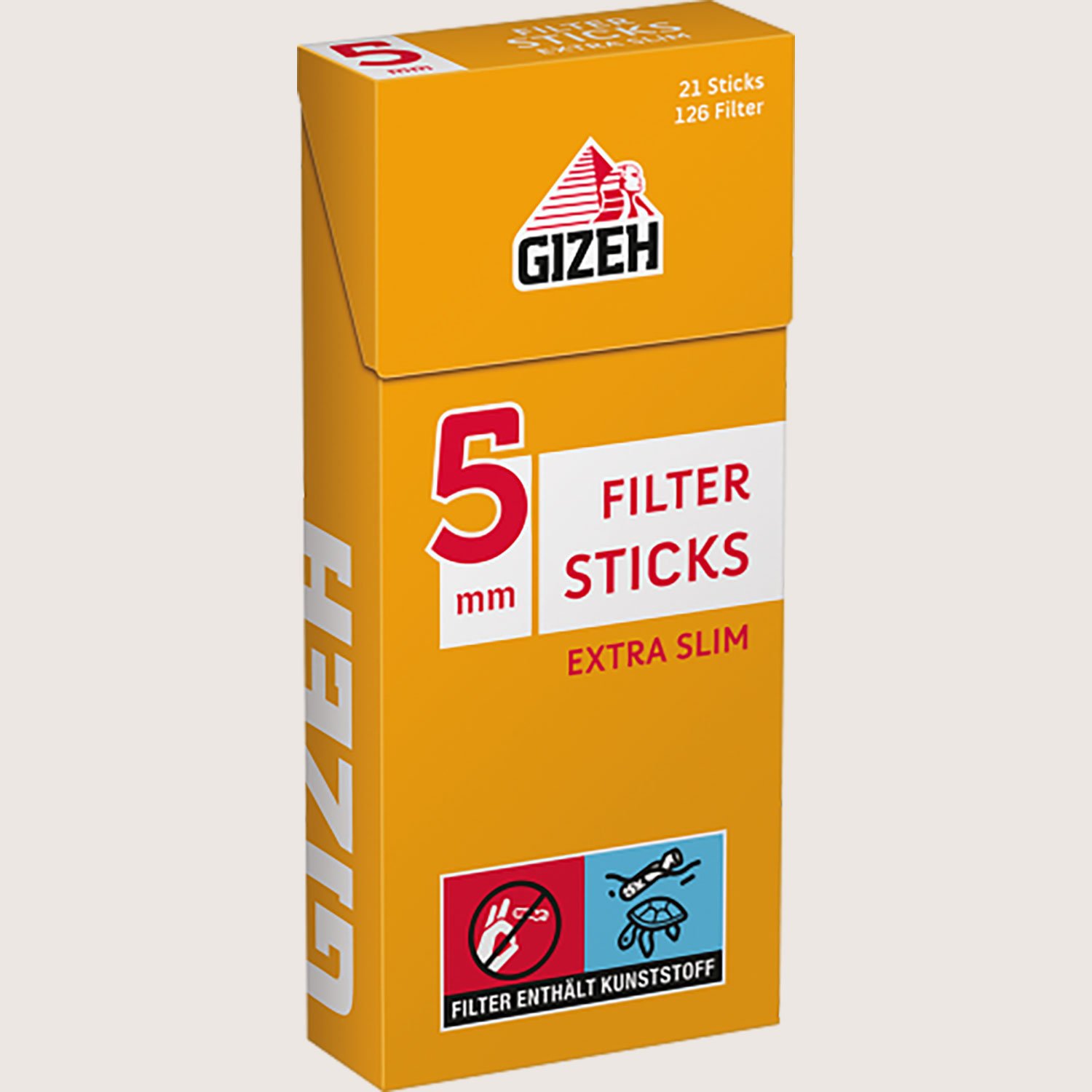 Gizeh Filter Sticks 5 mm Extra Slim 126 Filter