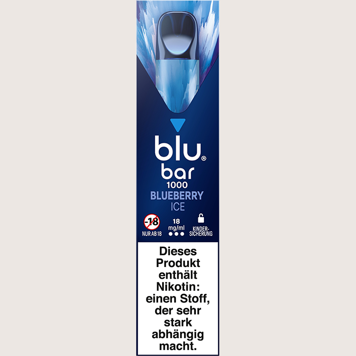 Blu Bar 1000 Blueberry Ice 18 mg