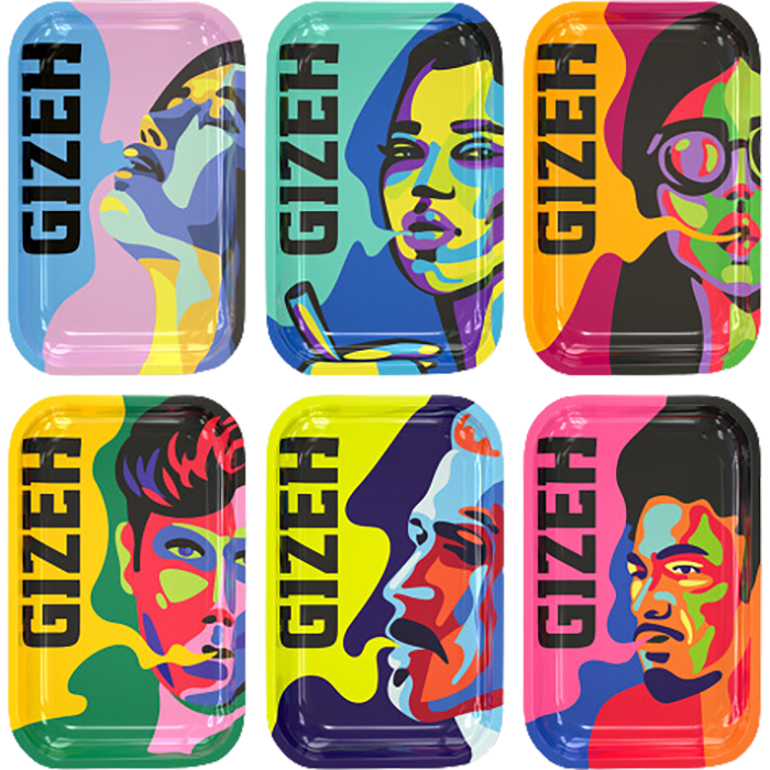 Gizeh Metal Tray Faces Mix in Größe M