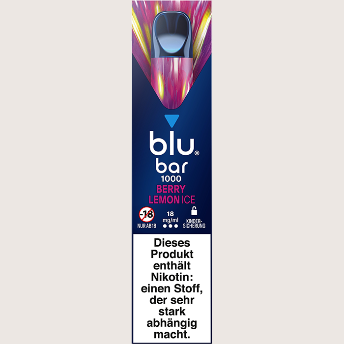 Blu Bar 1000 Berry Lemon Ice 18 mg