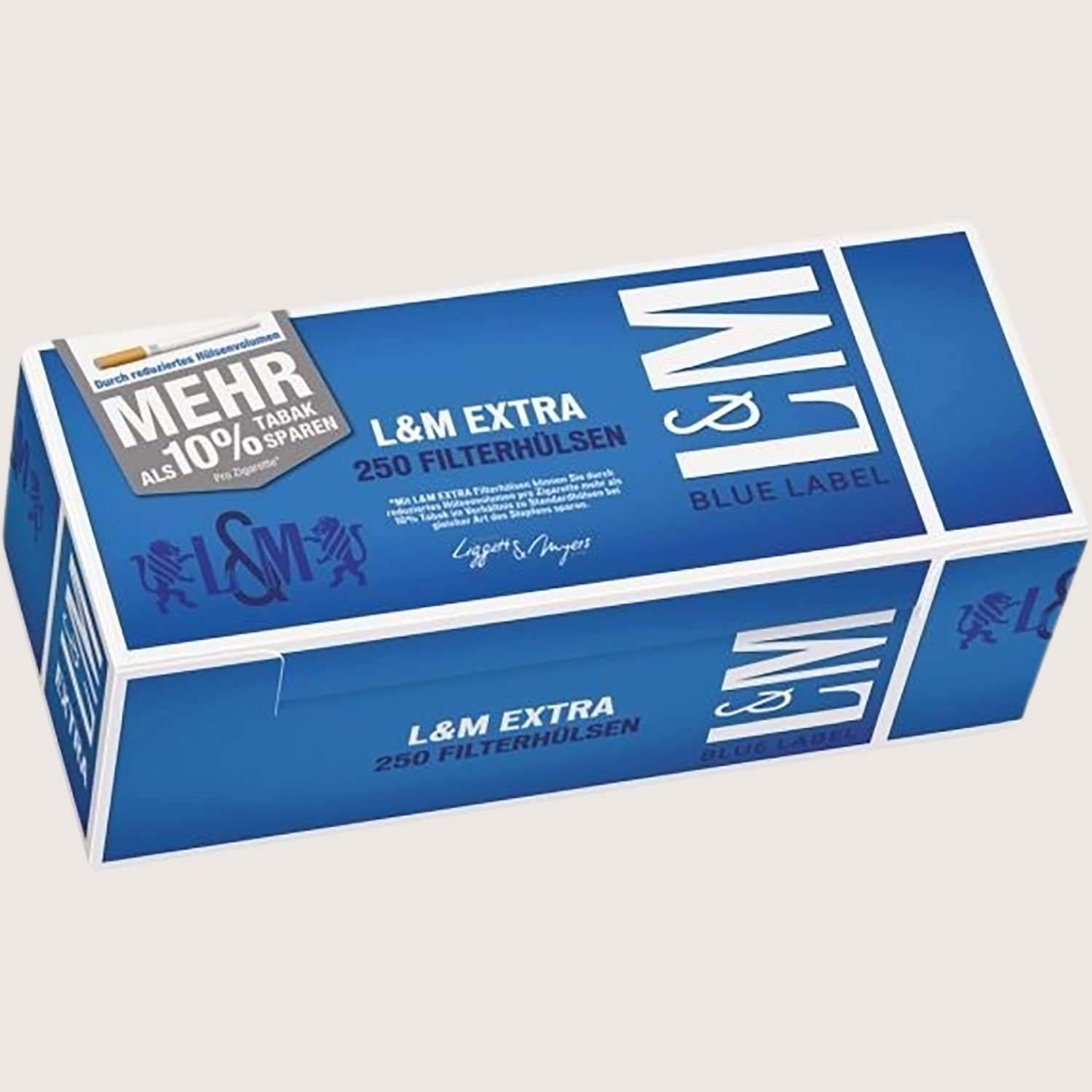 L&M Extra Blue Label 250 Hülsen