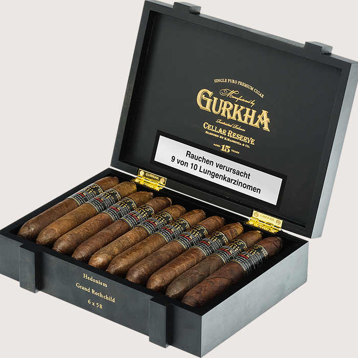 Gurkha Cellar Reserve 15 Years - Limitada Hedonism Grand Rothchild Maduro Gurkha Cellar Reserve 15 Years - Limitada Hedonism Grand Rothchild Maduro